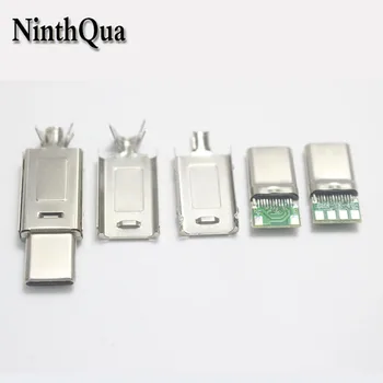 1/2/5set 6Pin USBC Type-C/тип C микрофон За предаване на данни се използва за свързване на микрофонного конектор, USB-кабел