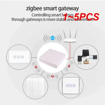 1 ~ 5ШТ с Алекса Home Gateway Mini Hub на Интелигентните Products Device Чрез Sasha Портал Хъб Compact