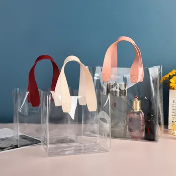 1 бр. косметичка от PVC, подарък чанта е с голям капацитет, Прозрачна чанта за съхранение, косметичка за душата, Водоустойчива чанта за съхранение