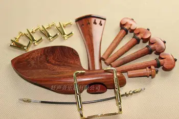 1 комплект от 4/4 части на цигулка, аксесоари за цигулка от розово дърво