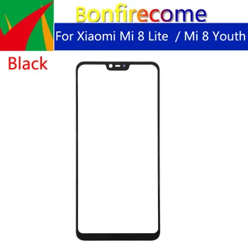 10 бр./лот за Xiaomi Mi 8 Lite, Mi8 Lite, тъчпад преден стъклен панел, LCD обектив с подмяна на лепило ЗЗД