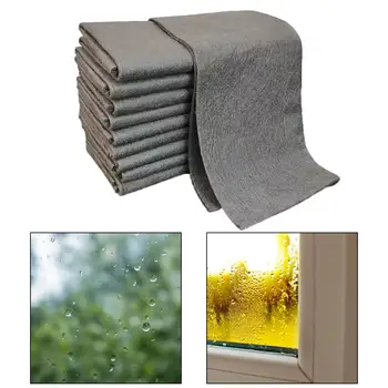 10 бр. сгъсти кърпи от микрофибър за почистване на прозорци, автомобилни огледала