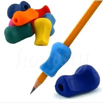 1x Детско устройство за управление на почерка Писалка-молив с мек улови за дясната и лявата ръка