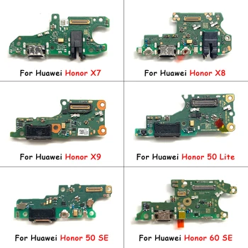 1бр Нов USB Порт За Зареждане Конектор За Huawei Honor 50 60 Pro Se 70 5G X7 X8 X9 Зарядно Устройство, Порт за Докинг конектор Гъвкав Кабел