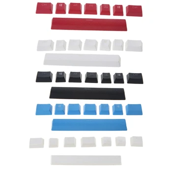 2022 Нова капачка за бутонна клавиатура с разстояние 6,5 U PBT, съвместим с капачка за комбинации сублимация боя, за механична клавиатура Corsair STRAFE (4 цвят)
