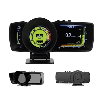 2023 Vjoycar Многоинтерфейсный дисплей OBD GPS за измерване на Скоростта Интелигентен сензор OBD2 Автомобилен GPS Дисплей на скоростта OBD2 HUD