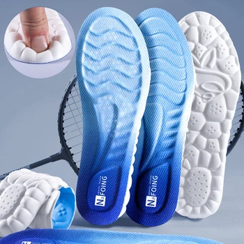 2023 Ортопедични спортни стелки за краката Мека полиуретанова подметка, амортизирующая Дишаща уплътнение за обувки за бягане за мъже и жени, супинатор