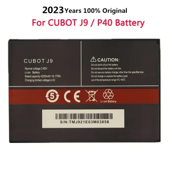 2023 година Батерия Cubot за смартфон Cubot J9 / P40 AUCC, 4200 mah, резервни батерии за телефони голям капацитет в наличност