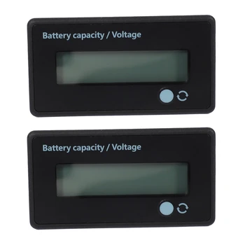 2X 12V 24V 36V 48V, м заряд на батерията, индикатор за напрежение на капацитета на батерията, монитор зареждане на оловно-киселинни и литиево-йонна батерия