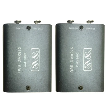 2X 512-канален USB DMX DMX512 Led лампа DMX-Модул за осветяване на сцена Контролер на сценичното осветление Мини-декодер