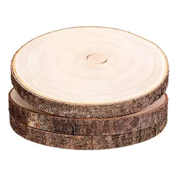 3 бр. големи дървени парчета с размер 10-12 см за централните бижута, дървени кръгчета за сватбени бижута, занаяти, рисуване и т.н