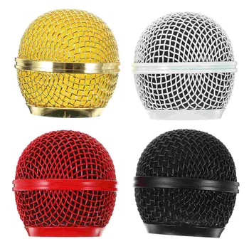 4 Бр Микрофон решетка, Подмяна на батерията детайли, Профили, аксесоари, метални микрофони с топка глава на ветровом стъкло