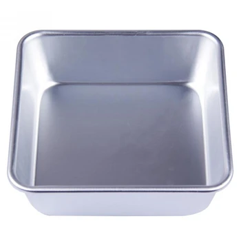 4-Инчов Форма за квадратен торта от алуминиева сплав, форма за торта, Форма за печене, Украса