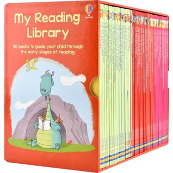 50 книги /лот My First Reading Library Usborne Книги за деца, Образователни книги на английски език, история, Книги за деца