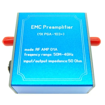 50М-4GHz LNA, PGA-103 + EMC EMI Сензор за магнитно поле Усилвател на сигнала Предусилвател AMP