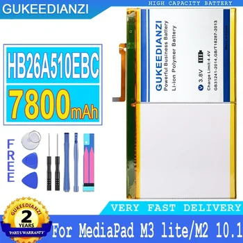 7800 mah GUKEEDIAN Батерия HB26A510EBC за Huawei MediaPad M3 Lite 10 HDN-W09 BAH-L01 BAH-L09 BAH-W09 BAH-AL00 Lite10