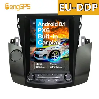 Android Автомагнитола За Toyota Rav4 Рав 4 2006-2012 Мултимедия Px6 Авторадио Gps Навигация Главното Устройство Без DVD-плейър Аудио