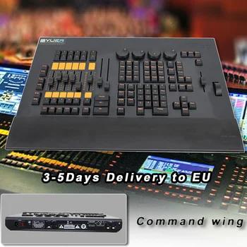 Command wing Controller Включете новата версия на софтуера за осветяване на сцена DMX Moving Head Jpeg 2048 Параметри Fader Wing