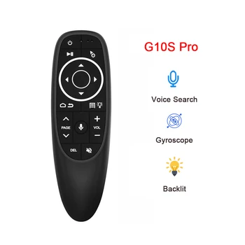 G10SPRO G10BTS Air Mouse Гласова Дистанционно Управление на 2.4 G Безжична Жироскопи IR Обучение за Android TV Box PC Части за Дистанционно Управление