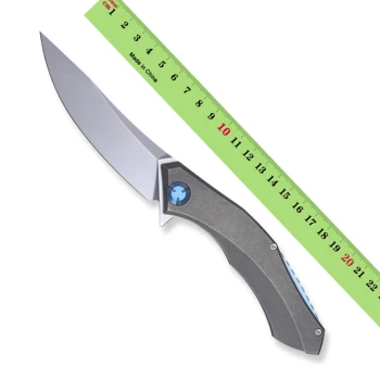 Green Thorn Blue Moon Титановая дръжка VG10 Нож Сгъваем нож за лов на открито Оцеляване в къмпинг Плодов кухня Джобни EDC инструменти