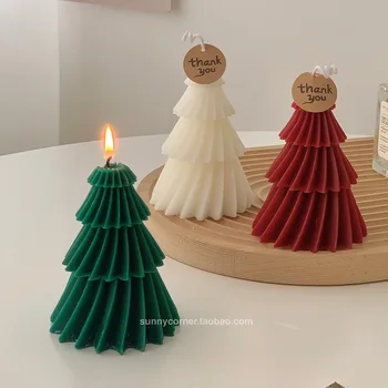 Ins Ароматни свещи за Коледно Украшение за работния плот на Коледа Тематични подаръци, Ароматни свещи, ръчно изработени за декорации diy