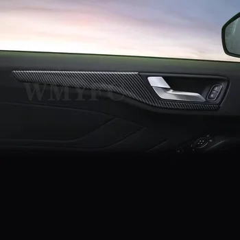LHD!Тампон върху вътрешната страна на вратите от въглеродни влакна, стил и автоаксесоари за Ford Focus MK4 2019 2020 2021 2022