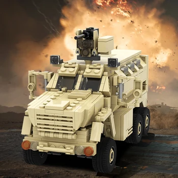 MOC BAE Systems Maq w. ВРАНИТЕ Модел Градивни елементи, Устойчиви Военни Леки MRAP Тактически Транспортни Средства Тухли Играчки За Деца и Възрастни
