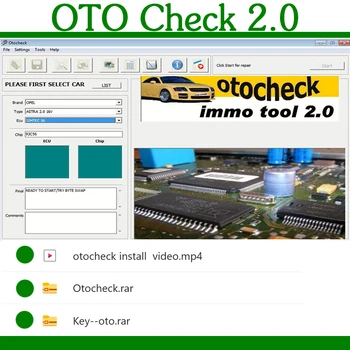 OTO Check 2.0 софтуер за ремонт имобилайзер на колата Otochecker 2.0 се използва в ECU Английски За Турски френски Оригинални автомобили Всички автомобили OBDII