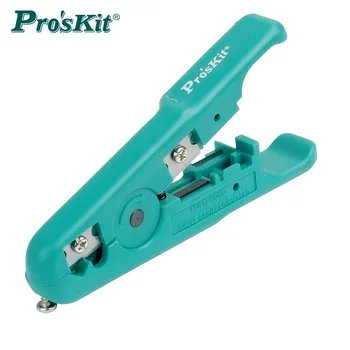 Pro Skit 6PK-501 ръководство на мрежата прашка UTP/STP нож за източване на рязане на ножа за източване на тел ръчни инструменти за регулиране на диаметъра на
