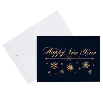 STOBOK 1 Комплект Поздравителни Картички за честита Нова Година, Благословляющих Коледни картички, Картички С Поздравителни Съобщения, Празни Коледни Подаръчни Карти с Конвертами