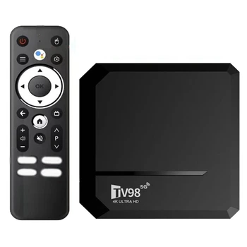 Smart TV Box 2.4/5G с двойно Wi-Fi, 3D мултимедиен плейър, TV-конзола за домашно кино, штепсельная вилица ЕС, трайни