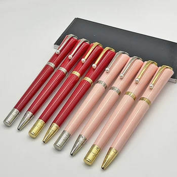 YAMALANG Luxury Special Edition Monroe Черен/Розов/червен на цвят, Химикалка химикалка-roller MB с перлата на клипс