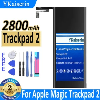 YKaiserin Батерия Trackpad2 2800 mah За Apple Magic Trackpad 2 A1542 020-8446 Тъчпад Bateria 