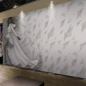 beibehang Потребителски тапети 3d papel de parede фотообои ретро-ръчно рисувани магазин на козметична дрехи инструменти на фона на тапети