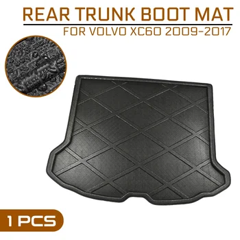 Автомобилен тампон на задния багажник, Непромокаеми постелки за под, килим, тава за защита от мръсотия, карго Подложка за Volvo XC60 2009-2017