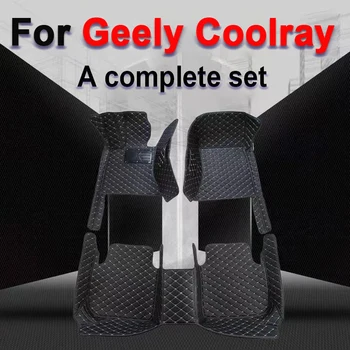 Автомобилни постелки за Geely Coolray 2019 2020 2021 2022 2023 Потребителски Автоматично Накладки за краката Автомобилни Килими и Аксесоари за интериора