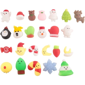 Адвент-календар 2023 Коледен календар за обратно броене 24шт различни прекрасни играчки с животни Моти за деца