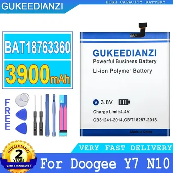 Батерия GUKEEDIANZI за Doogee У 7, батерия с голям капацитет, BAT18763360, N10, 3900 mah