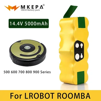 Батерията на Робота-Прахосмукачка 14,4 5000 ма за iRobot Roomba 500 600 700 800 900 Серия 14,4 v 620 650 770 780 580 Батерии