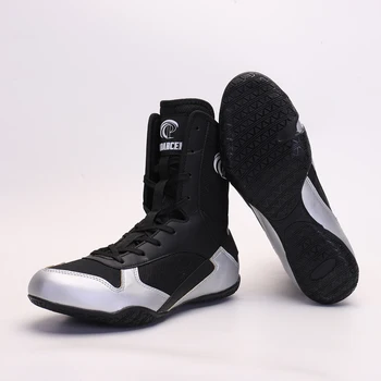Борцовская обувки с мека подметка за мъже, професионални дамски боксови битки, Детски маратонки, Спортни обувки за мачове