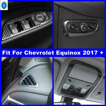 Бутон за Повдигане на Вътрешното Стъкло От Въглеродни Влакна/Горна Воздуховыпуск/Онлей панел Лампи за Четене Chevrolet Equinox 2017-2023