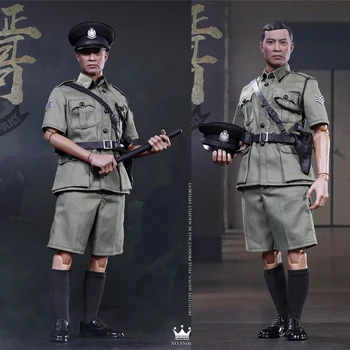 В наличност Коллекционный Пълен набор от мъжки художествени фигурки SN003 в мащаб 1/6, Затвор офицер от Кралската полиция на Хонконг 1970-те години, модел за феновете