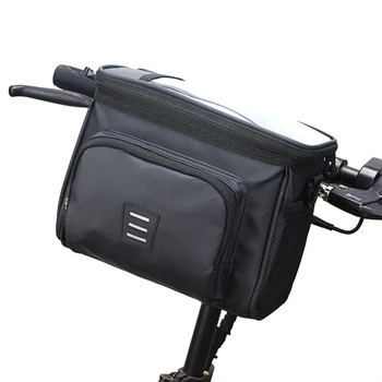 Велосипедна Чанта На Преден Лост Велосипедна Рамка Чанта-Органайзер МТБ Водоустойчиви калъфи За Телефони, богат на функции Преносима Чанта През рамо