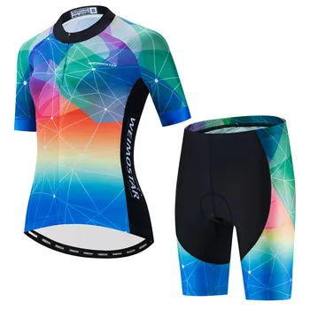 Велосипедна облекло Weimostar Pro Team, костюм за жени, лятна велосипедна дрехи, дрехи за шоссейного велосипед, комплект фланелка за планинско колоездене За жени