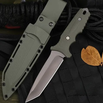 Висококачествен Директен нож от стомана за оцеляване на открито на Тактически нож Джоба EDC Knife Outdoor Survival Tool Изискан Подарък за празниците