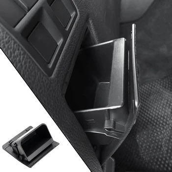 Вътрешен ABS Черен блок предпазители, контейнер за монети, тава за съхранение, съвместим с Subaru XV Crosstrek Forester, Legacy Outback Impreza WRX