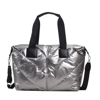Голям голям Зимни Naka чанта Космическа памучен чанта Sense of luxury Brand Дамски Чанти През рамо с Високо качество Дамски Чанти През рамо