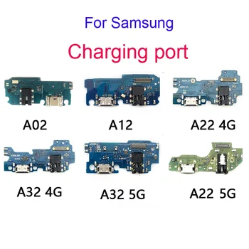 Гъвкав Порт за зарядно устройство платка С Микросхемой Бързо Зареждане За Samsung Galaxy А02 A12 A22 A32 4G 5G