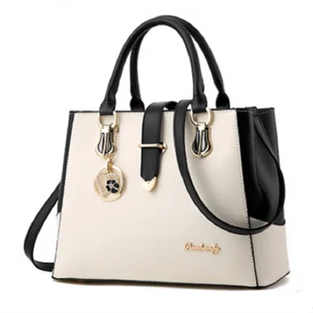 Дамска чанта-месинджър в стил мозайка за работа в офис, дамски чанта от изкуствена кожа, дамски луксозна чанта, реколта голяма чанта през рамо