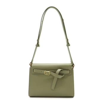 Дамски малка квадратна чанта от висококачествена телешка кожа с едно рамо 2023 Нова чанта през рамо Дамски модерна чанта под мишниците в корейски стил